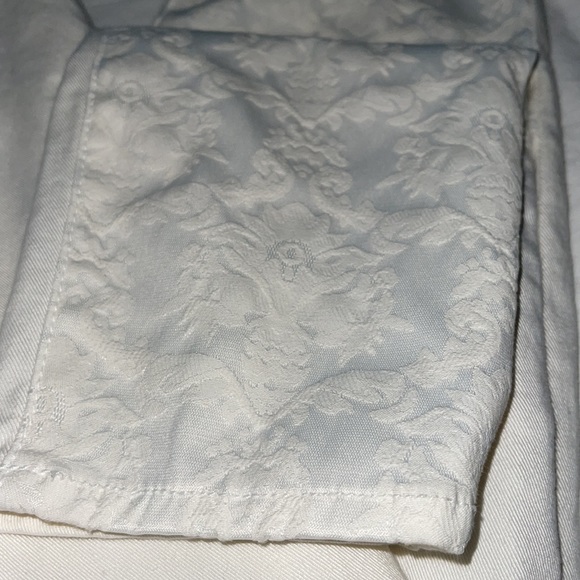 7 for All Mankind NWOT cream floral jeans - Picture 3 of 9